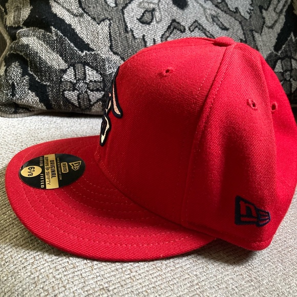 St Louis Cardinals New Era 59 Fifty Chinese Script Fitted Cap . Size 6 7/8 - Picture 5 of 8